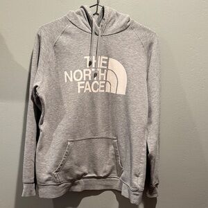 The North Face Half Dome Pullover Light Gray Women’s Hoodie Cotton Sweatshirt